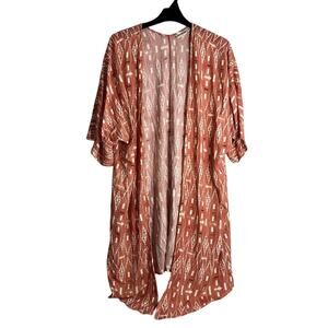 Wonderly Womens Long Shawl Open Cover Up size XL